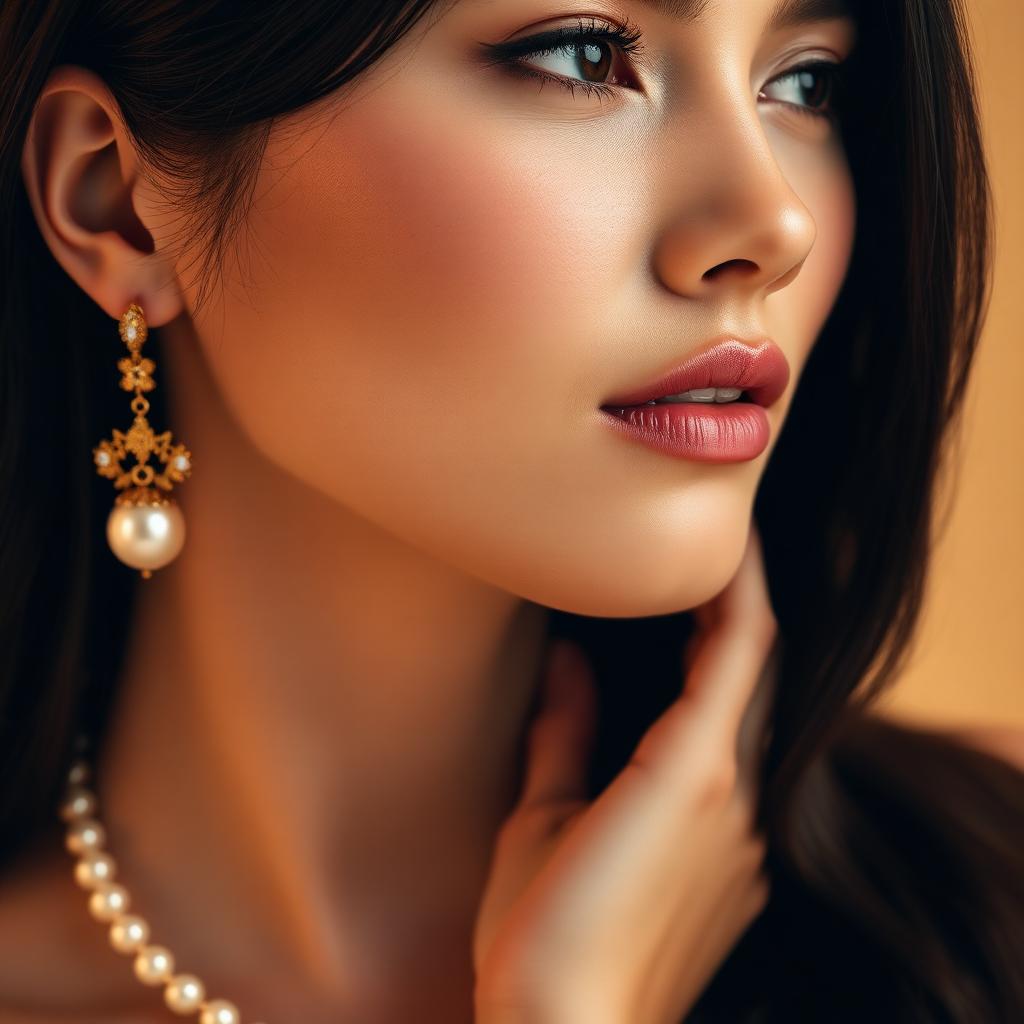 Klant met sieraden